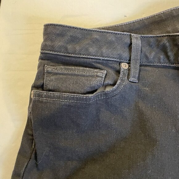 L.L. Bean True Shape Jeans Womens Size 16p Black Straight Leg Classic High Rise - Picture 7 of 9